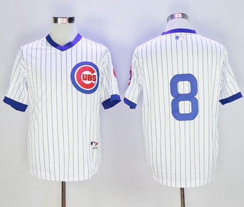 Cubs #8 Andre Dawson White 1988 Turn Back The Clock Stitched Jersey