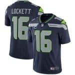 Seattle Seahawks 2022 #16 Tyler Lockett Navy With 1-Star C Patch Vapor Untouchable Limited Stitched Jersey
