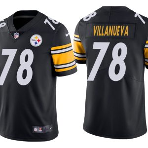 Pittsburgh Steelers #78 Alejandro Villanueva Black Vapor Untouchable Limited Stitched Jersey