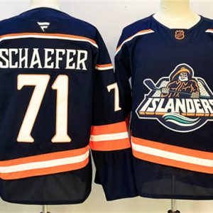 New York Islanders #71 Matthew Schaefer Navy 2024-25 Stitched Jersey