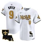 New Orleans Saints #9 Drew Brees White Cool Base Stitched Jersey