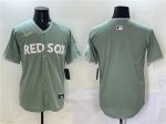 Boston Red Sox Blank Green 2025 City Connect Limited Stitched Jersey