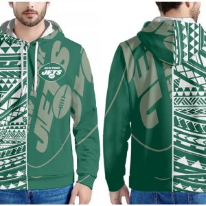 New York Jets Green White Pullover Hoodie