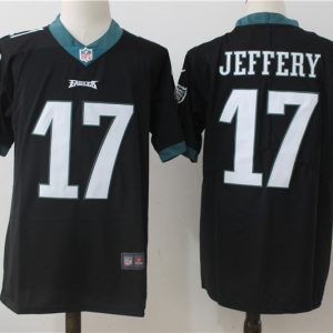Philadelphia Eagles #17 Alshon Jeffery Black Alternate Stitched Vapor Untouchable Limited Nike Jersey