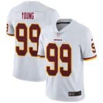 Washington Redskins #99 Chase Young White Vapor Limited Jersey
