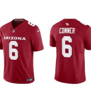 Arizona Cardinals #6 James Conner Red 2023 F.U.S.E. Vapor Untouchable Limited Stitched Jersey