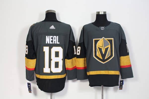 Vegas Golden Knights #18 James Neal Grey Stitched Adidas Jersey
