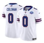 Buffalo Bills #0 Keon Coleman White 2025 F.U.S.E. With Farewell Patch Vapor Untouchable Limited Stitched Jersey