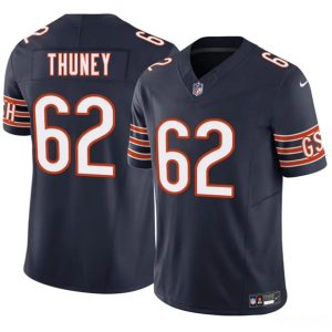 Chicago Bears #62 Joe Thuney Navy 2025 F.U.S.E. Vapor Stitched Jersey