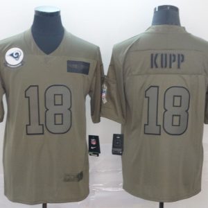 Los Angeles Rams #18 Cooper Kupp 2019 Camo Salute To Service Limited Stitched Jersey