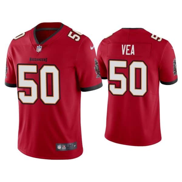 Tampa Bay Buccaneers #50 Vita Vea 2020 Red Vapor Untouchable Limited Stitched Jersey