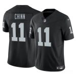 Las Vegas Raiders #11 Jeremy Chinn Black 2025 F.U.S.E. Vapor Stitched Jersey