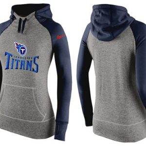 Nike Tennessee Titans Performance Hoodie Grey Dark Blue_1