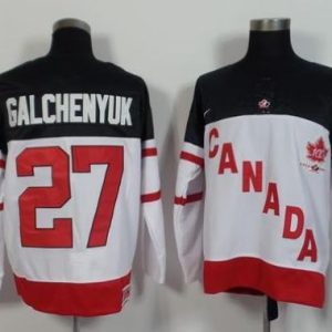 Olympic CA. #27 Alex Galchenyuk White 100th Anniversary Stitched Jersey