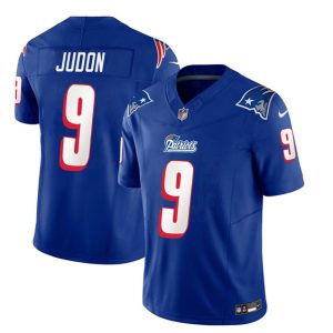 New England Patriots #9 Matthew Judon Blue 2023 F.U.S.E. Vapor Limited Stitched Jersey