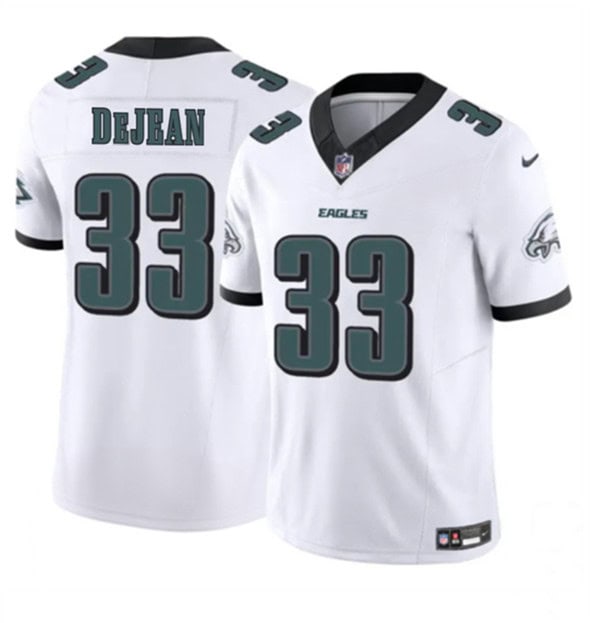 Philadelphia Eagles #33 Cooper DeJean White 2024 New F.U.S.E. Vapor Untouchable Limited Stitched Jersey