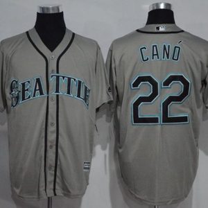 Mariners #22 Robinson Cano Grey New Cool Base Stitched Jersey