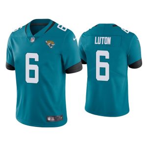 Jacksonville Jaguars #6 Jake Luton Blue Vapor Untouchable Limited Stitched Jersey