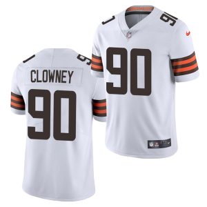 Cleveland Browns #90 Jadeveon Clowney White Vapor Untouchable Limited Stitched Jersey