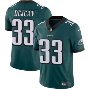 Philadelphia Eagles #33 Cooper DeJean Green 2024 Draft Vapor Untouchable Limited Stitched Jersey