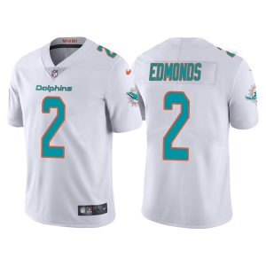 Miami Dolphins #2 Chase Edmonds White Vapor Untouchable Limited Stitched Football Jersey
