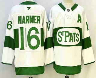 Toronto Maple Leafs #16 Mitch Marner White St Pats Authentic Jersey