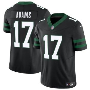 New York Jets #17 Davante Adams Black 2024 F.U.S.E. Vapor Untouchable Limited Stitched Jersey