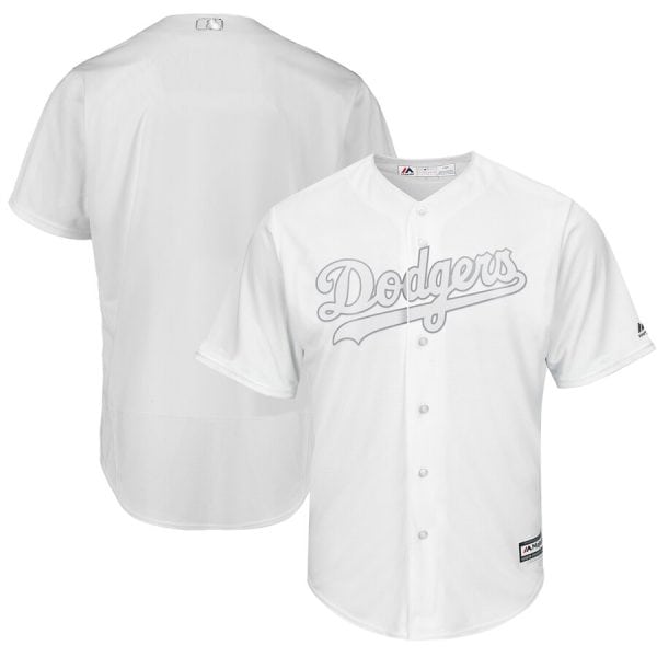 Los Angeles Dodgers Majestic White 2019 Players' Weekend Team Stitched Jersey