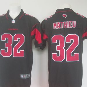 Arizona Cardinals #32 Tyrann Mathieu Black Limited Rush Stitched Nike Jersey
