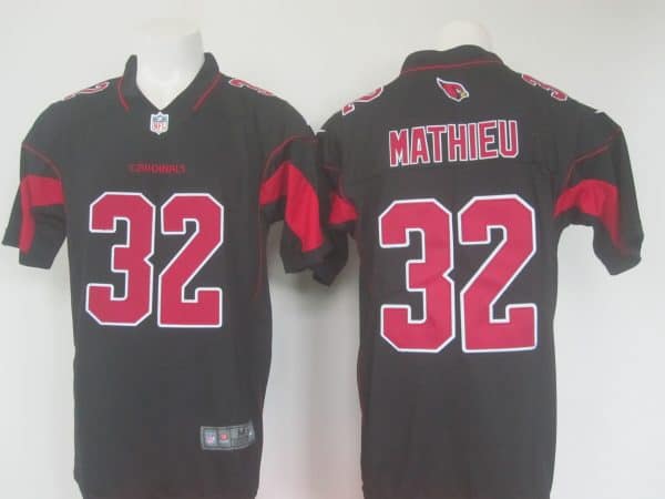 Arizona Cardinals #32 Tyrann Mathieu Black Limited Rush Stitched Nike Jersey