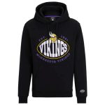 Minnesota Vikings Black BOSS X Touchback Pullover Hoodie