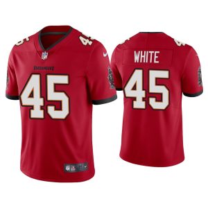 Tampa Bay Buccaneers 45 Devin 2020 White Red Vapor Untouchable Limited Stitched Jersey