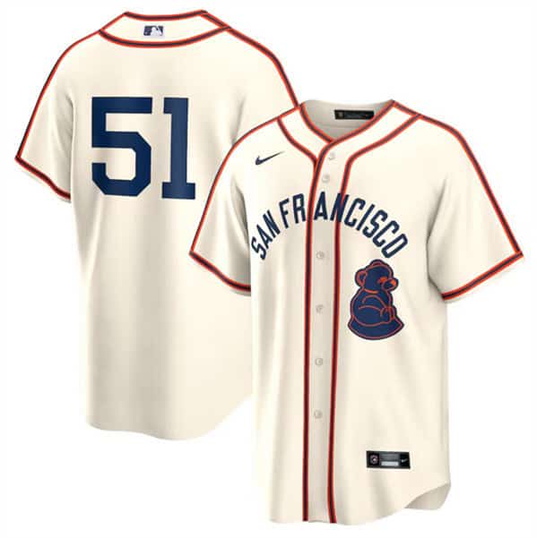 San Francisco Giants #51 Jung Hoo Lee Cream 2024 Rickwood Classic Stitched Jersey