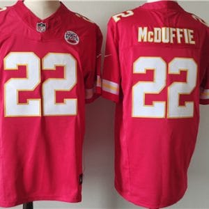 Kansas City Chiefs #22 Trent McDuffie Red F.U.S.E. Vapor Untouchable Limited Stitched Jersey