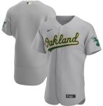 Oakland Athletics Blank Grey Flex Base StitchedJersey