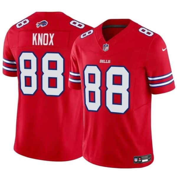 Buffalo Bills #88 Dawson Knox Red 2024 F.U.S.E. Vapor Untouchable Limited Stitched Jersey