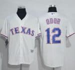Rangers #12 Rougned Odor White New Cool Base Stitched Jersey