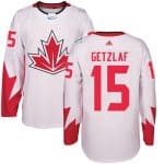 Team CA. #15 Ryan Getzlaf White 2016 World Cup Stitched Jersey