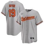 Baltimore Orioles #19 Cole Irvin Gray Cool Base Stitched Jersey