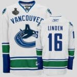 Canucks 2011 Stanley Cup Finals #16 Trevor Linden White Stitched Jersey