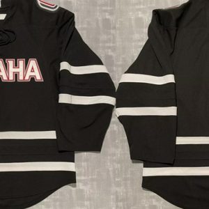 Omaha Mavericks Black Stitched Jersey