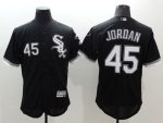 White Sox #45 Michael Jordan Black Flexbase Authentic Collection Stitched Jersey