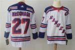 New York Rangers #27 Ryan McDonagh White Stitched Adidas Jersey