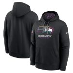 Seattle Seahawks Black 2024 Crucial Catch Club Pullover Hoodie