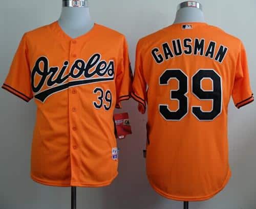 Orioles #39 Kevin Gausman Orange Cool Base Stitched Jersey