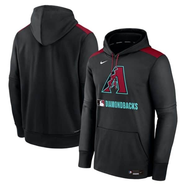 Arizona Diamondbacks Black Collection Performance Pullover Hoodie