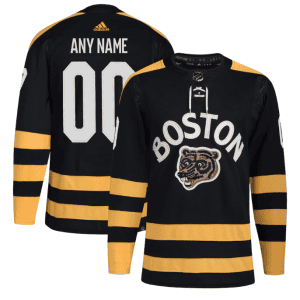 Boston Bruins Custom Black Winter Classic Primegreen Stitched Jersey
