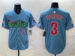 Philadelphia Phillies #3 Bryce Harper Light Blue Phanatic Limited Stitched Jersey