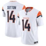 Denver Broncos #14 Courtland Sutton White 2024 F.U.S.E. Vapor Limited Stitched Jersey