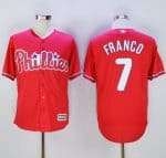 Phillies #7 Maikel Franco Red New Cool Base Stitched Jersey